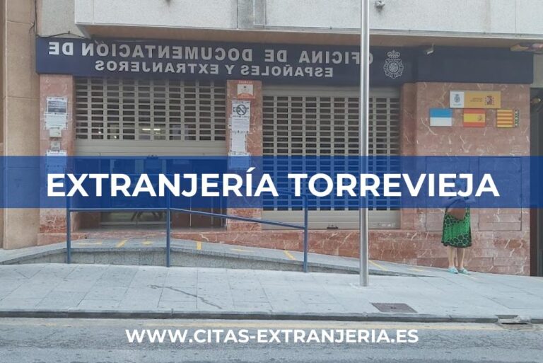 Extranjería Torrevieja Cita Previa Horarios y Trámites