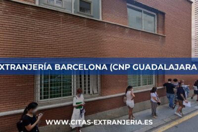 Extranjería en Barcelona (CNP Guadalajara 1) (Comisaría de Policía Nacional)