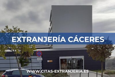 Extranjería en Cáceres (Dirección General de la Policía)