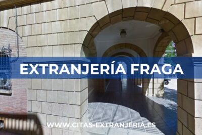 Extranjería en Fraga (Comisaría de Policía Nacional)