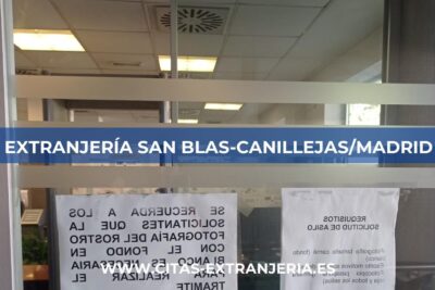 Extranjería en San Blas-Canillejas/Madrid (Oficina de Extranjería)