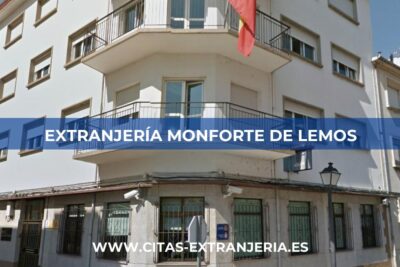 Extranjería en Monforte de Lemos (Dirección General de la Policía)