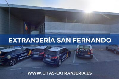 Extranjería en San Fernando (Dirección General de la Policía)