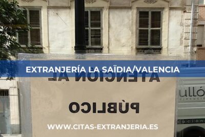 Extranjería en La Saïdia/Valencia (Oficina de Extranjería)